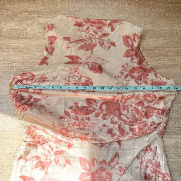 NWT Reformation Anaiis Silk Maxi Dress Cameo Rose Floral Print 10 - Picture 9 of 15